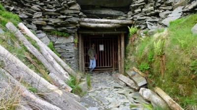At the lake level portal