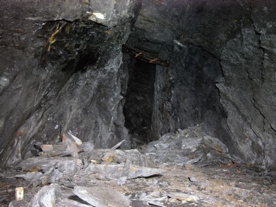 B floor bridge viewed from Cwmorthin chamber 7E C floor