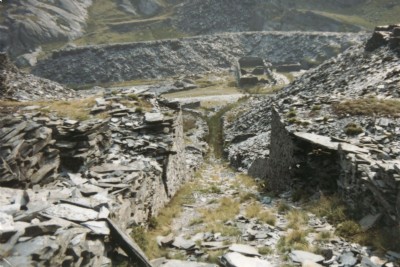 Looking down the main incline 1970's