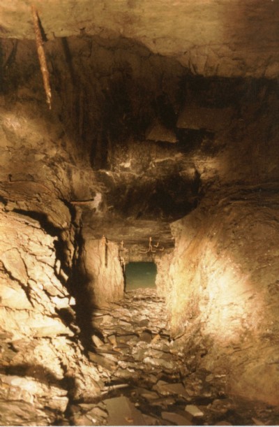 Lower part of Old Vein Incline 1970's
