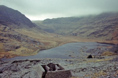 Llyn Cwmorthin and the Magazine at Cwmorthin Mine