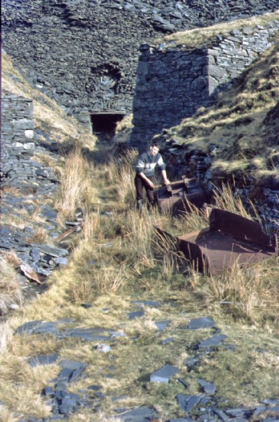 In the Cwmorthin Valley - 1970s - Matt Cooke in attendance.