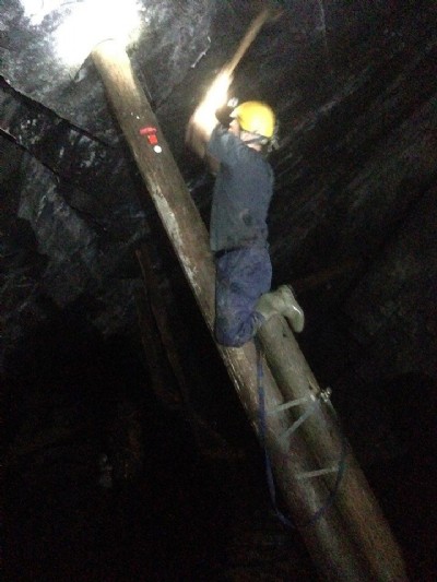Gettin the first pole at the right angle - top of BVI