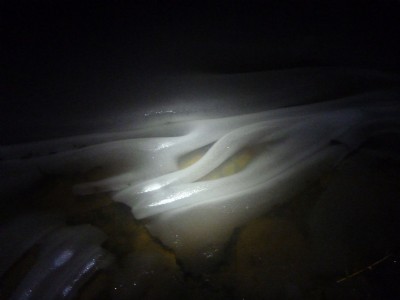 Pretty icy shapes in the lake