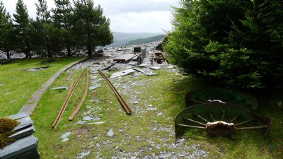 Artifacts in the vicinity of Cwmorthin and Wrysgan