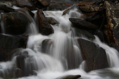 waterfall on the way up to mine