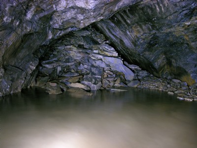 Collapse, chamber 5, Cwmorthin level 4