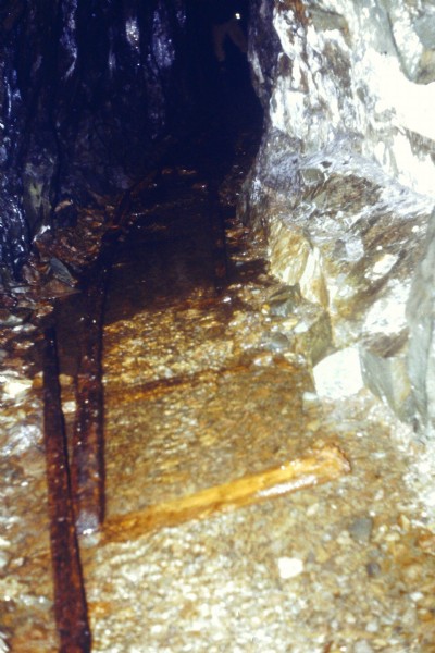 Dale Head Mine, Rails, 1989