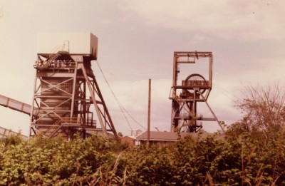 daw mill colliery headgears 1980