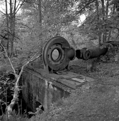 Pelton wheel casing in 1980