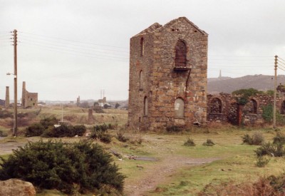 Dolcoath - New Sump Shaft East Whim, Cooks Kitchen (Chapples behind) 12.01.98