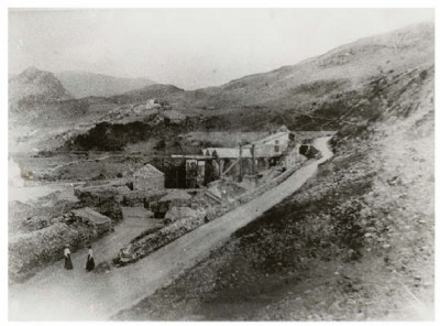 The copper works at Drws-y-coed, Nantlle, c.1900
