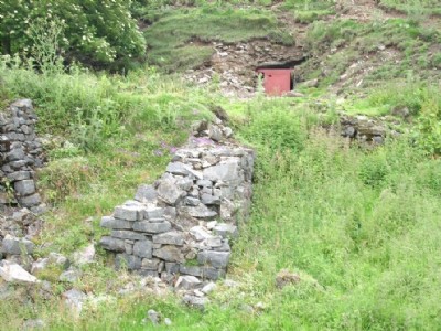 Below the adit