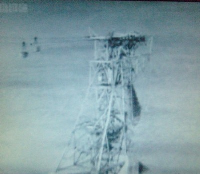 Aerial flight in North Sea