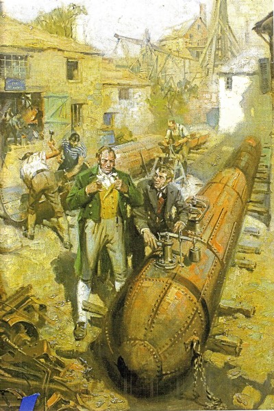 Painting by Thomas Cuneo