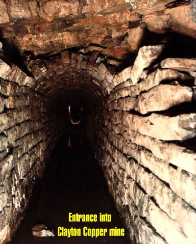Entrance to Clayton Copper mine