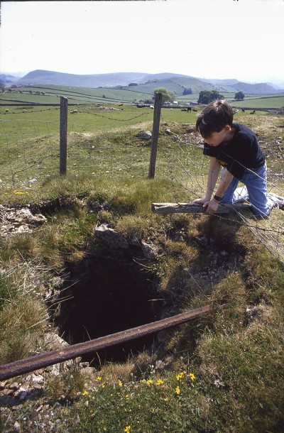 Shaft collar of one of "Bonsall's Trials" June 1990