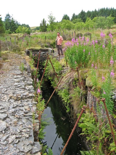 A more recent view of the main wheel pit 2006