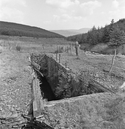 Pumping wheel pit in 1976