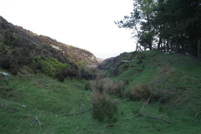 Tramway at bottom of incline