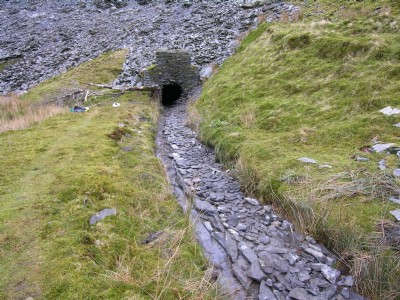 Looking towards the adit