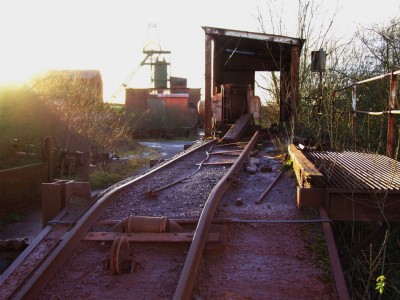 10.12.08 Florence Iron Mine - decline winder. track