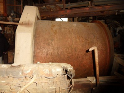 Rolling drum, almost the final crushing