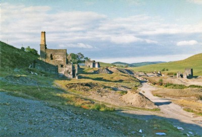 View towards engine shaft, 1988