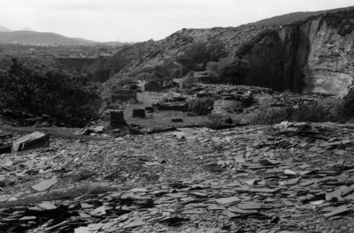 Looking West from Main Mill 1979