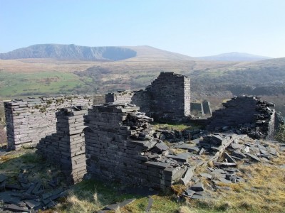 15.04.10 Galltyfedw Slate Mine