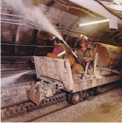 Stonedust Train in action
