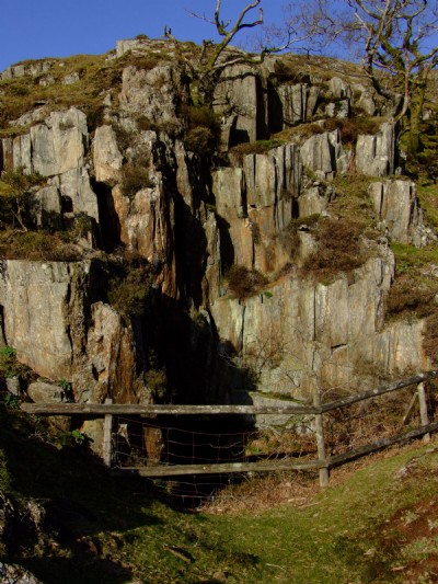 18.02.08 Gilfach Mine-approach cut to shaft