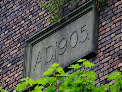 14.05.09 Glamorgan Colliery - Winder House- date stone