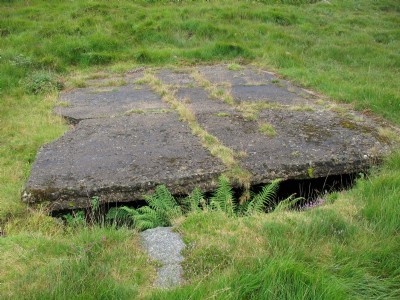 Large capped shaft, south of River