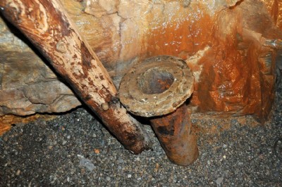 Pump rod and rising main pipe, Gangway Shaft