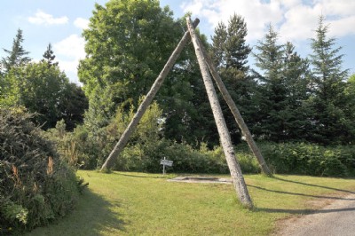 Reconstructed Sheer-legs, Gangway shaft