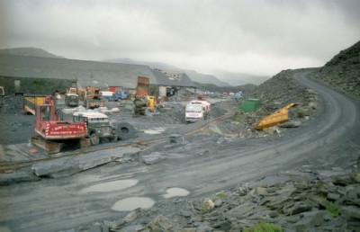 The railway in use 1988 - 9
