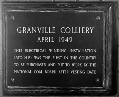Plaque in No.1 Winder House