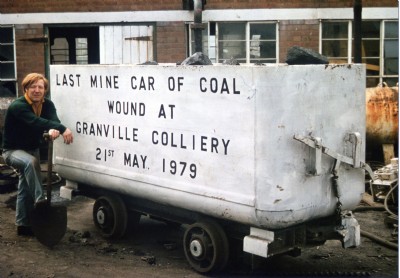 Last Mine Car of Coal Granville Colliery