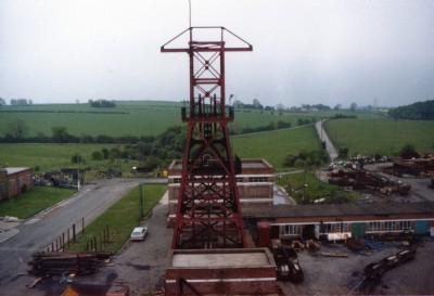 Granville Colliery - Surface View showing No 2 Headgear