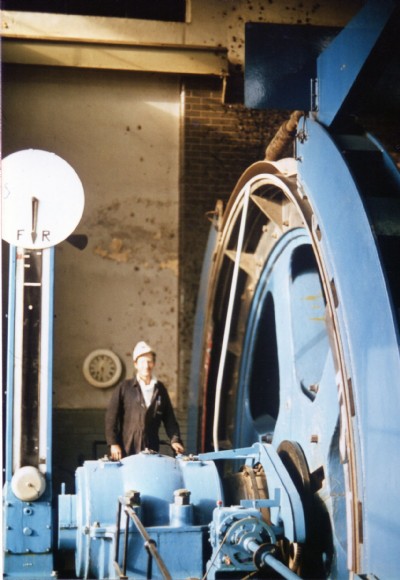 Granville Colliery - Peter Swales at No 2 Winder