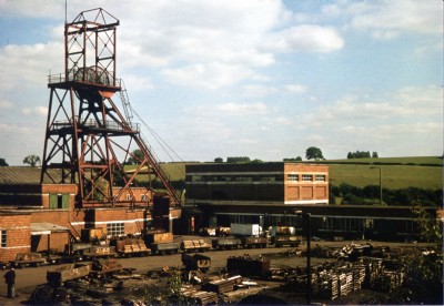 Granville Colliery  - No 1 Headgear and Winding Engine House