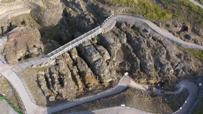 Bronze Age Mines aerial view