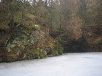 Donkey Pond, Flooded Whinstone Quarry