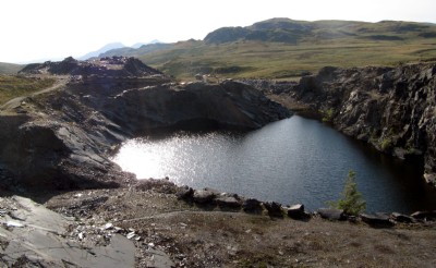 Groes y Ddwy Afon flooded pit