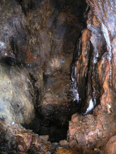 Stopes on the Gudhamgill Vien, just past the Moss Cross Vein intersection