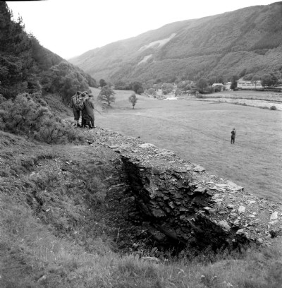 Twin ore bins 1985