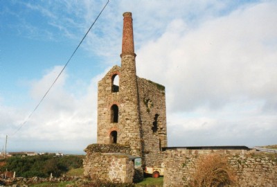 St Just.St Ives- Wheal Hearle (East Boscaswell) Whim rear  05.11.98
