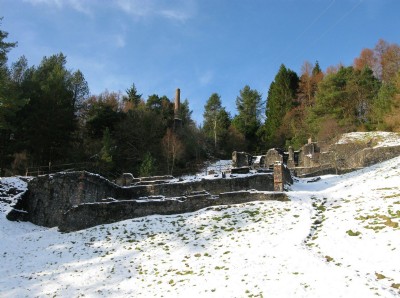 Mill site in winter