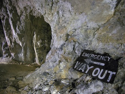 The way out!